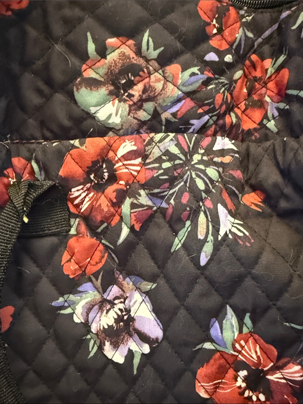 Red Blue Roses Duffle Bag - Picture 3 of 3